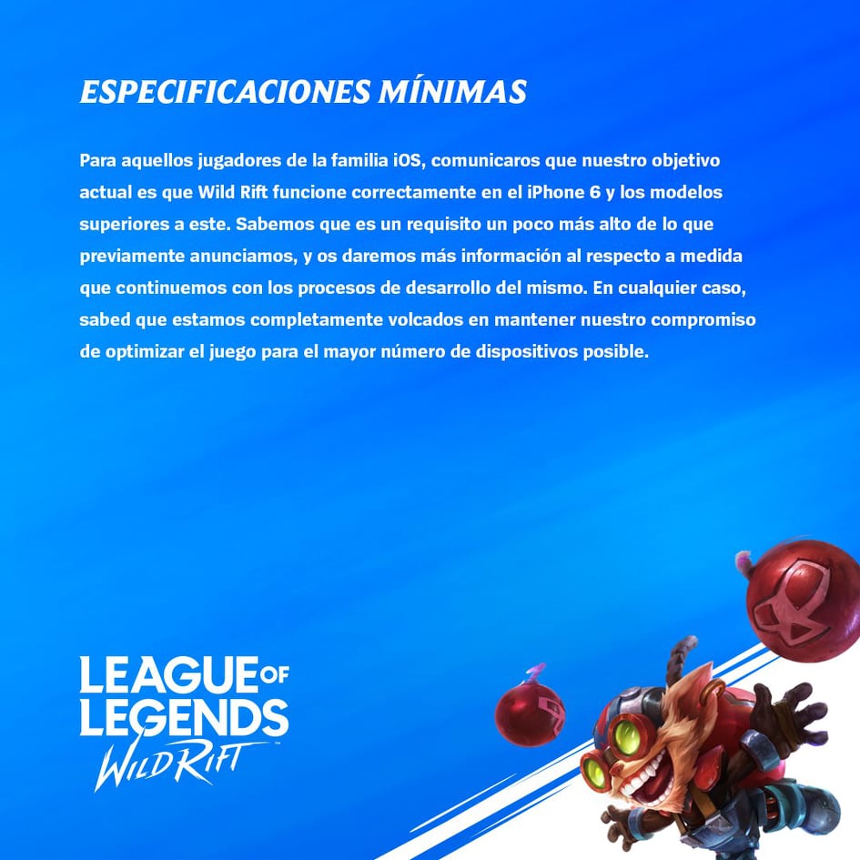 Estos Son Los Requisitos M Nimos Oficiales Para League Of Legends Wild