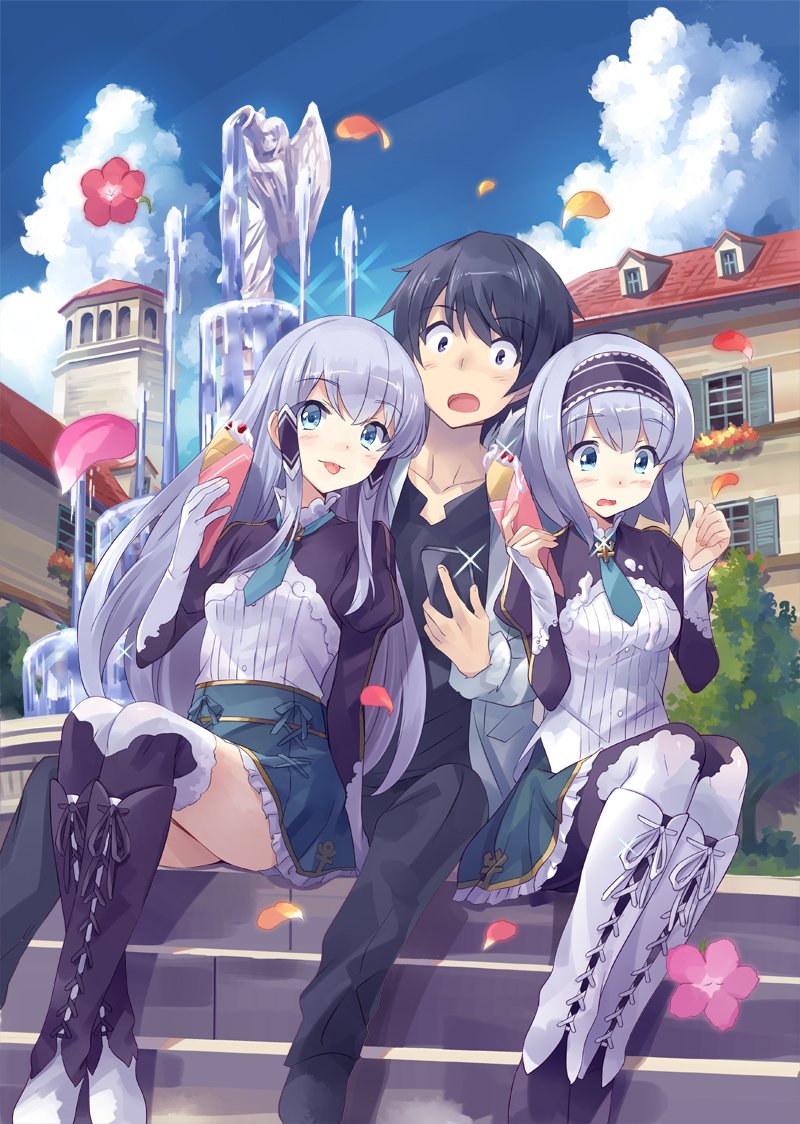 Isekai wa Smartphone to Tomo ni muestra su primer vídeo promocional
