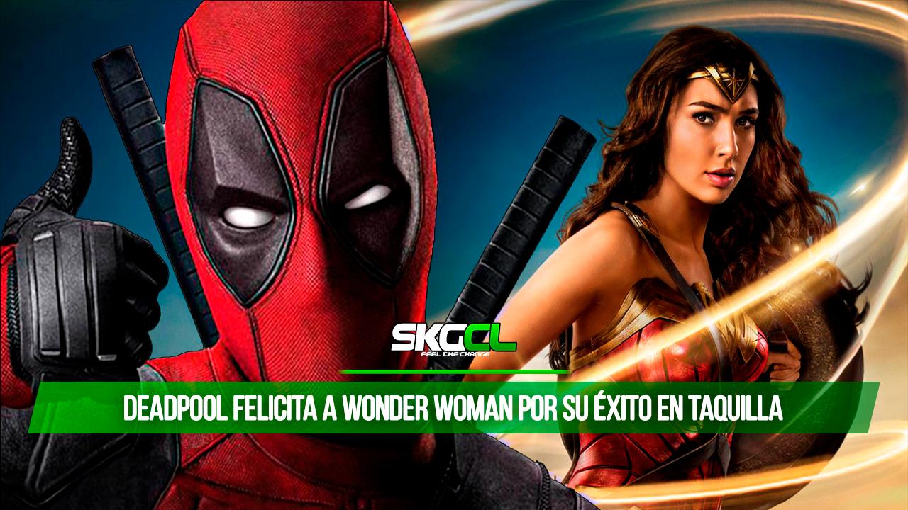 «Deadpool» felicita a «Wonder Woman» por su reciente éxito