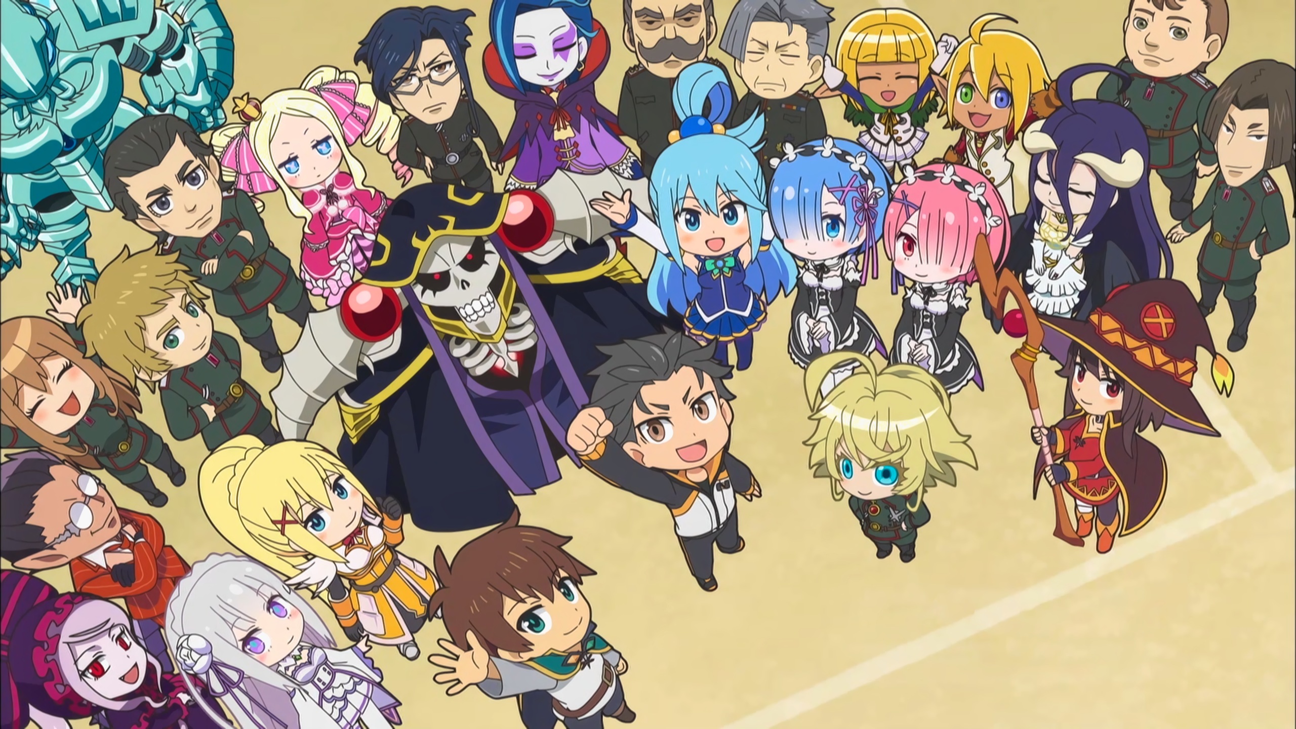 El anime Isekai Quartet tendrá segunda temporada