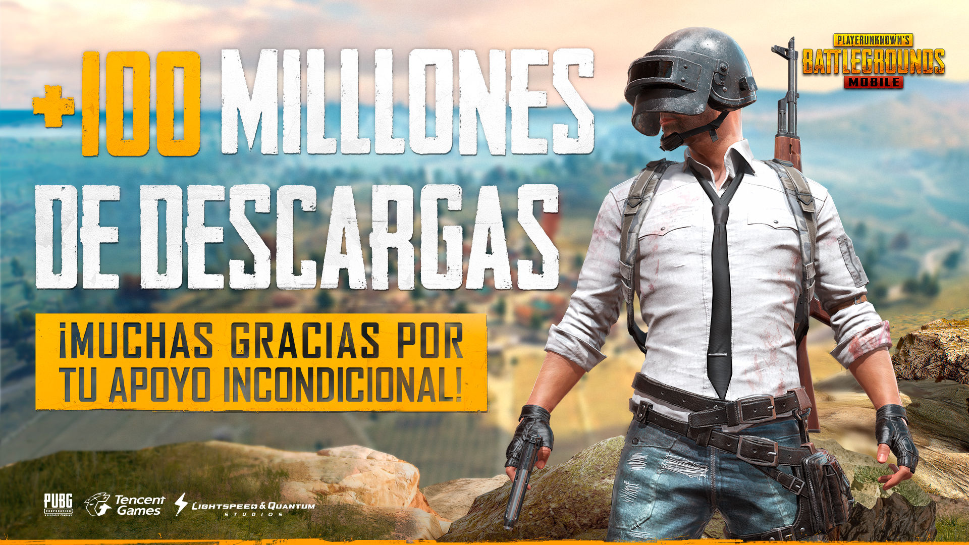 PUBG MOBILE sobrepasa las 100 millones de descargas