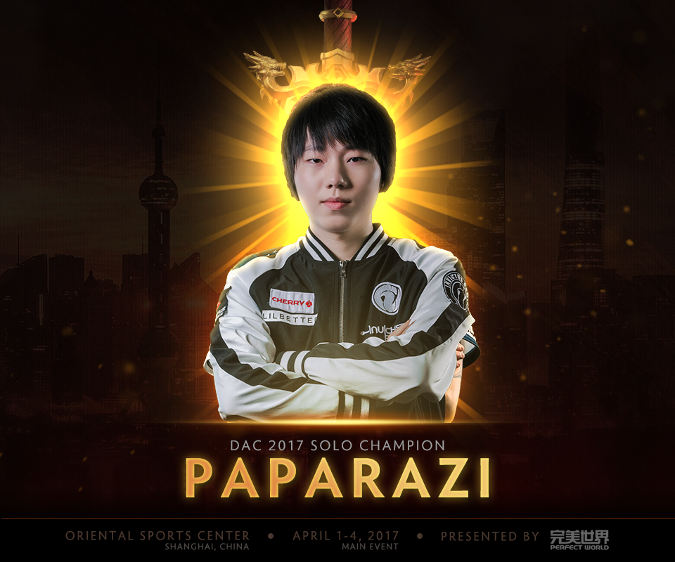 DAC 2017: Paparazi es el campeón del torneo Solo Mid 1v1
