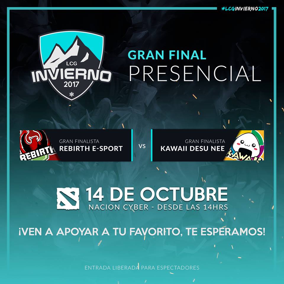 Rebirth Esports en la final de la LCG Competitiva
