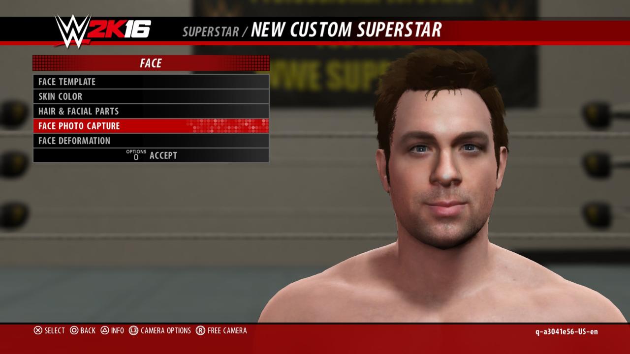 Ya puedes escanear tu cara para importarla al WWE 2K16