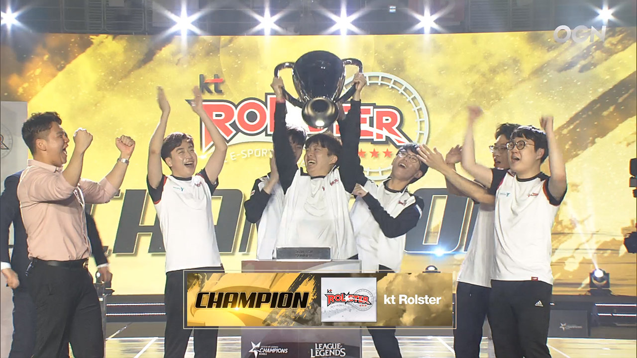 KT Rolster vence a Griffin y se corona campeón de la LCK