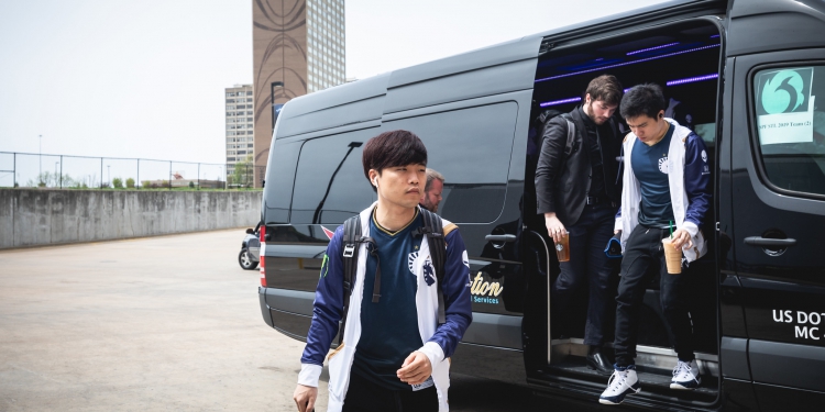 Saint Louis, MO - April 13: --- during the 2019 League of Legends Championship Series Spring Finals at Chaifetz Arena on April 13, 2019 in Saint Louis, Missouri. (Photo by Tina Jo/Riot Games)
