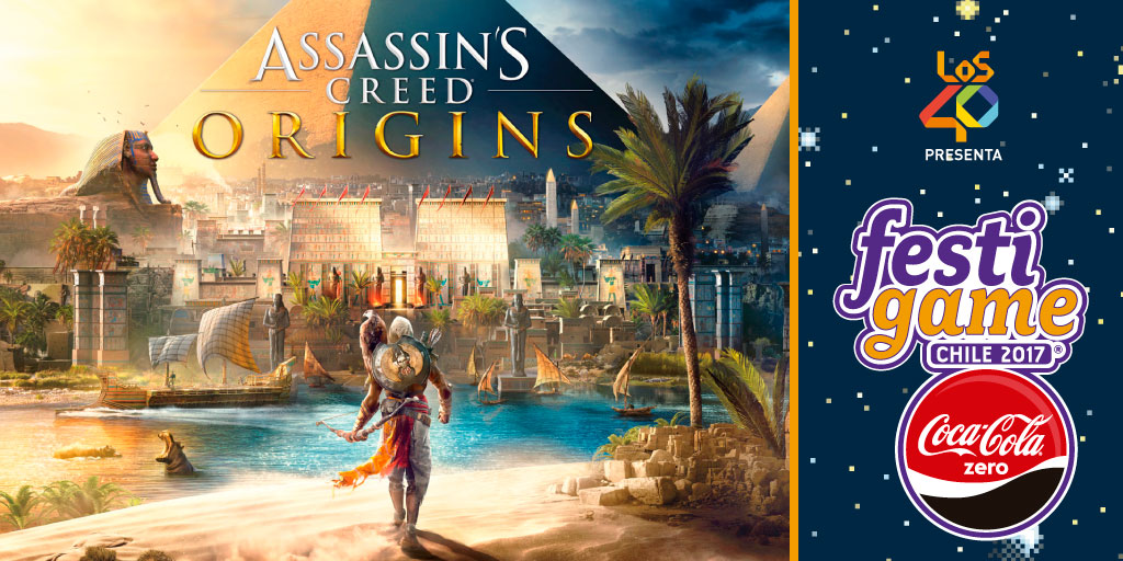 Ubisoft presentará el adelanto de Assassin’s Creed Origins en FestiGame Coca-Cola Zero