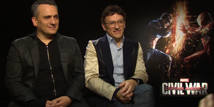 HOLLYWOOD, CALIFORNIA - APRIL 12:  Directors Joe Russo (L) and Anthony Russo attend The World Premiere of Marvel's "Captain America: Civil War" at Dolby Theatre on April 12, 2016 in Los Angeles, California.  (Photo by Jesse Grant/Getty Images for Disney) *** Local Caption *** Joe Russo; Anthony Russo