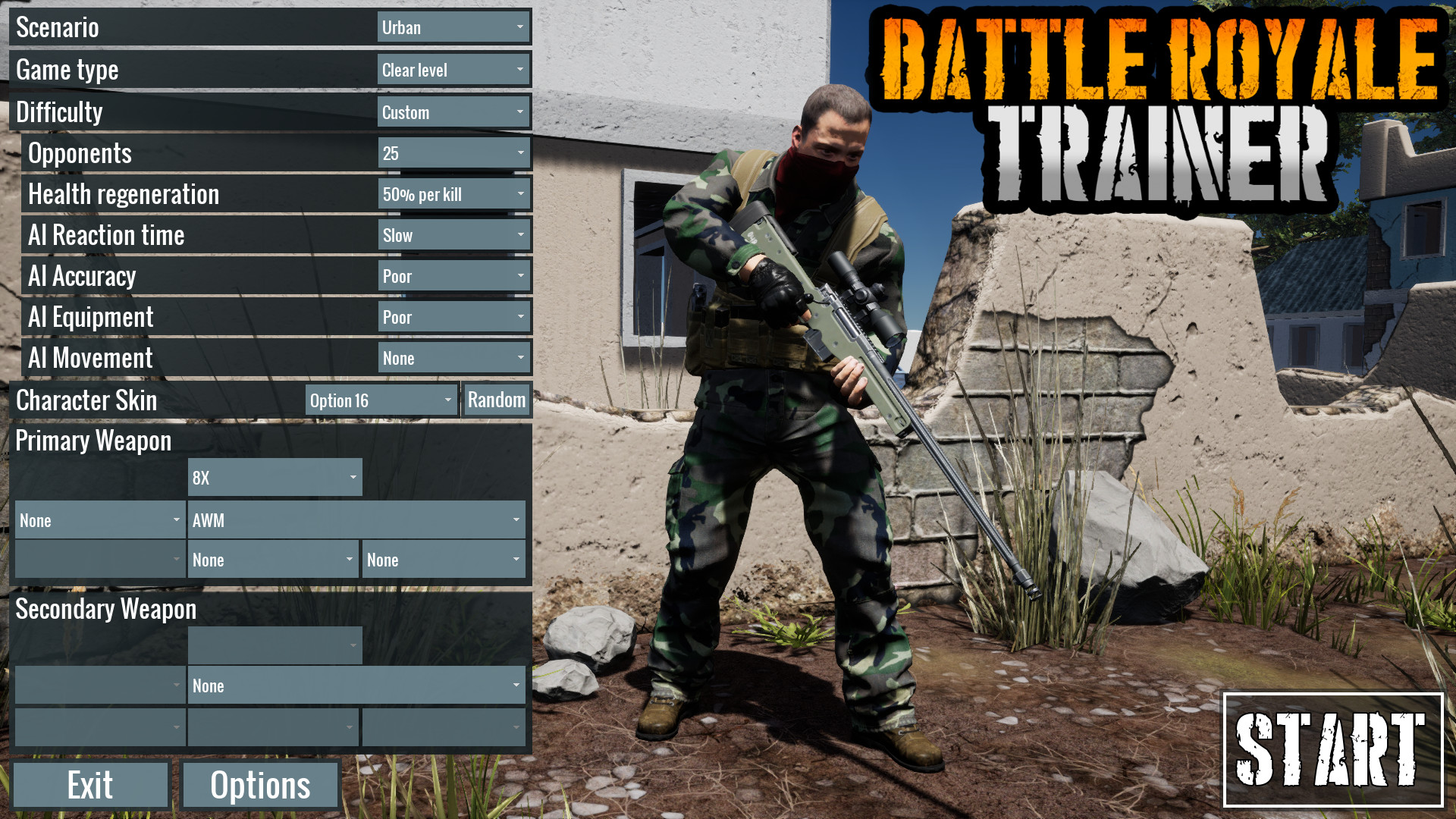 Battle Royale Trainer, un juego dedicado para mejorar en los «Battlegrounds»