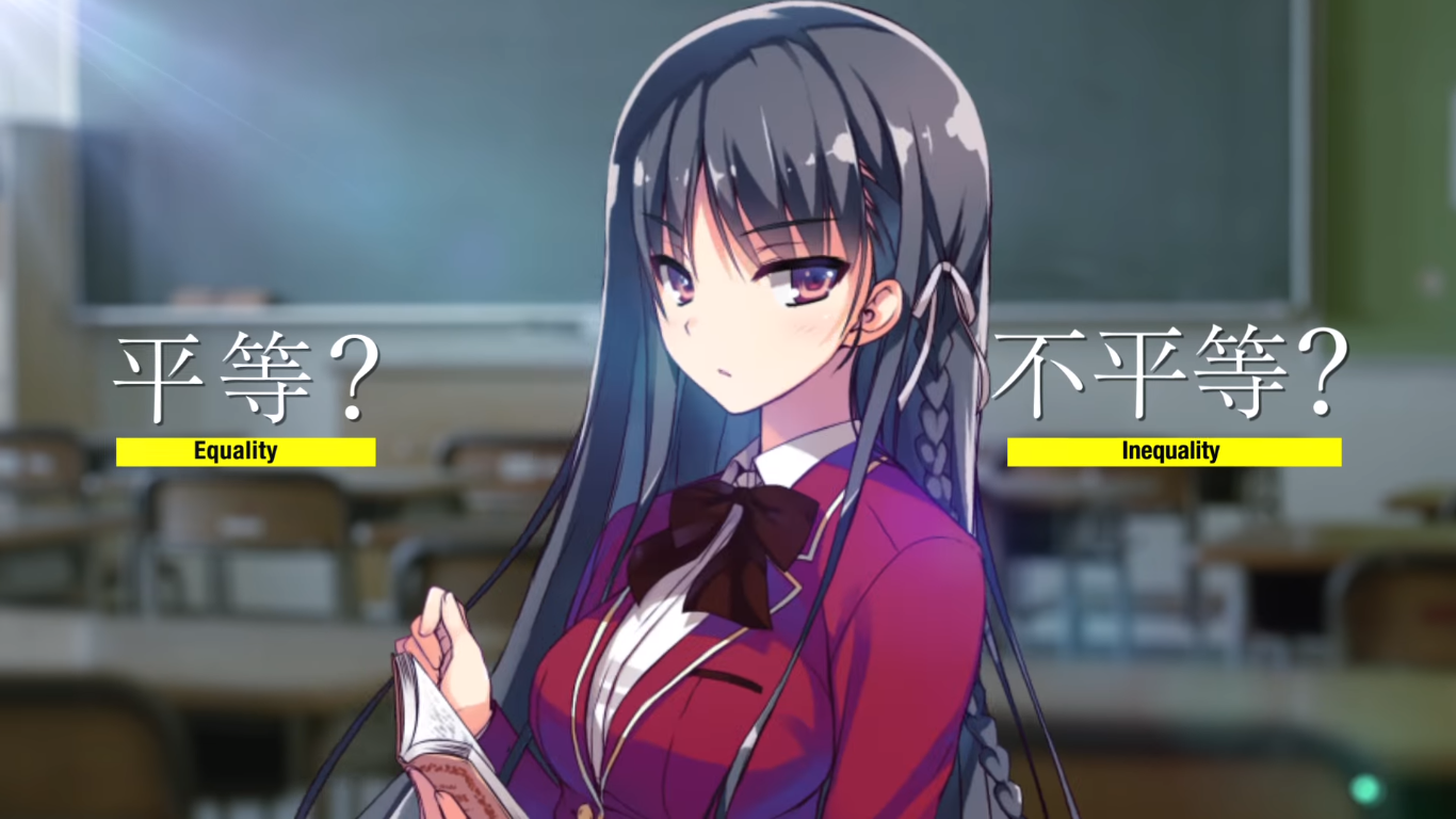Nuevo tráiler de Youkoso Jitsuryoku Shijou Shugi no Kyoushitsu e