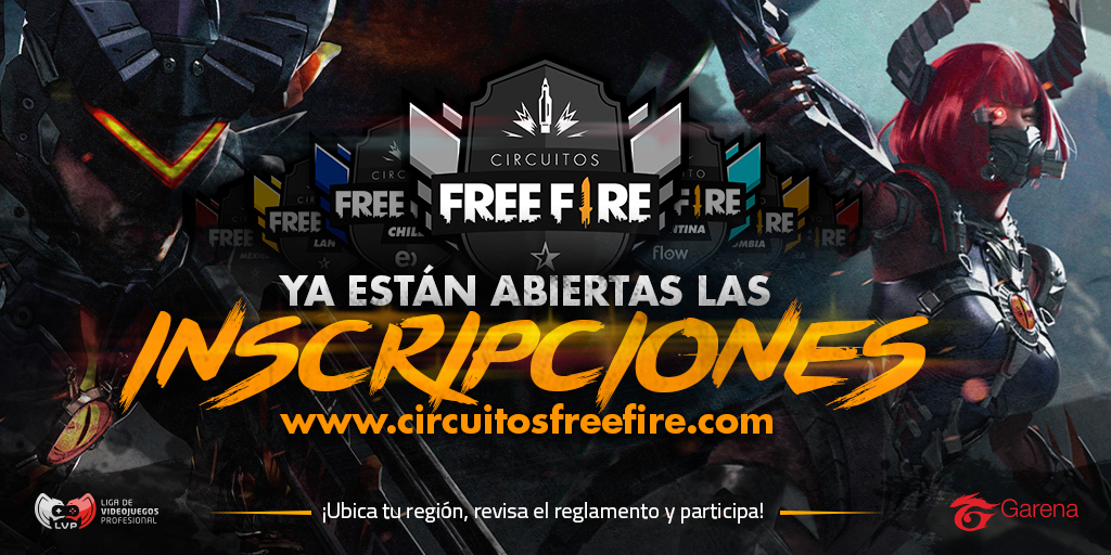 Las inscripciones a los Circuitos Free Fire ya se encuentran abiertas