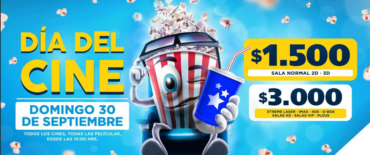 Celebra el Día del Cine con Cinemark Chile