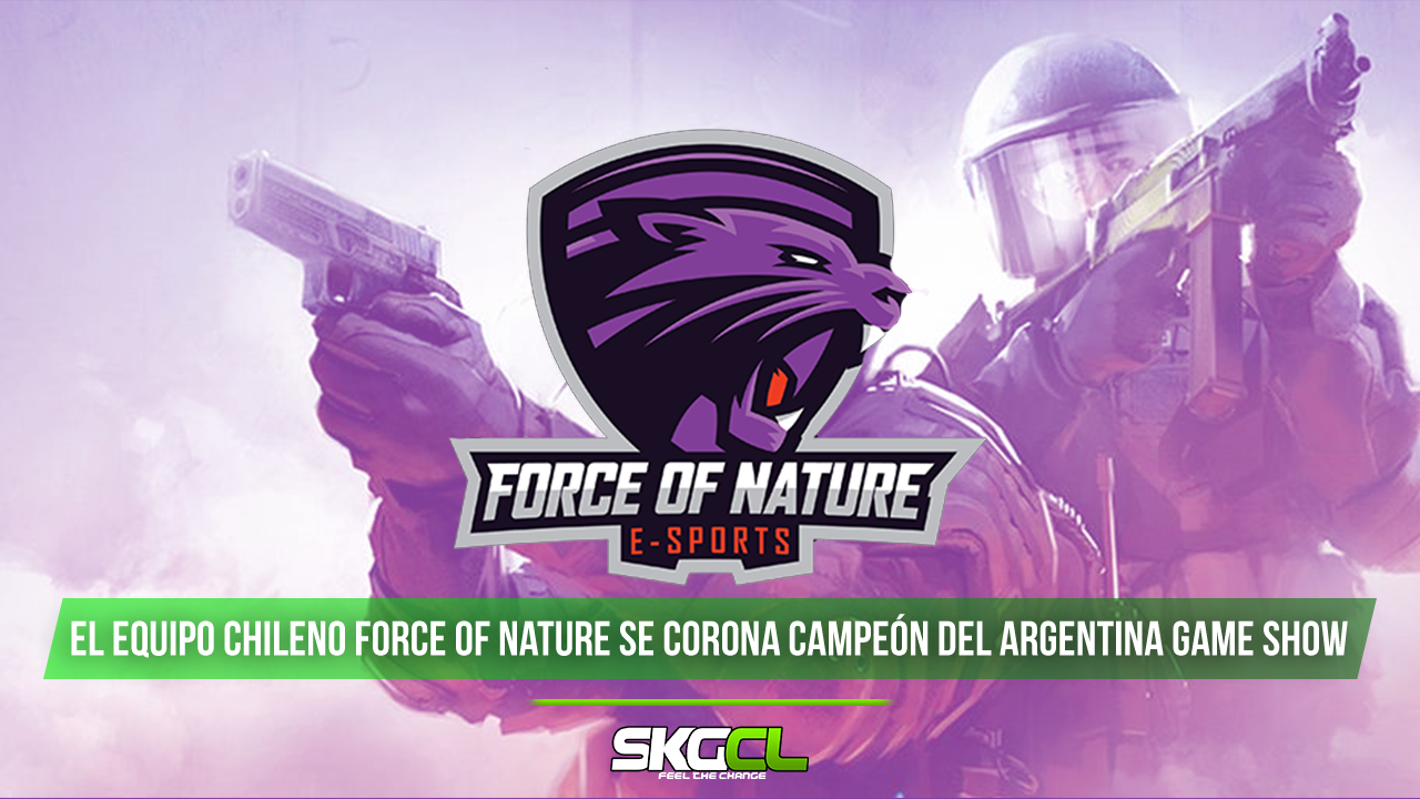 El equipo chileno Force of Nature se corona campeón del Argentina Game Show