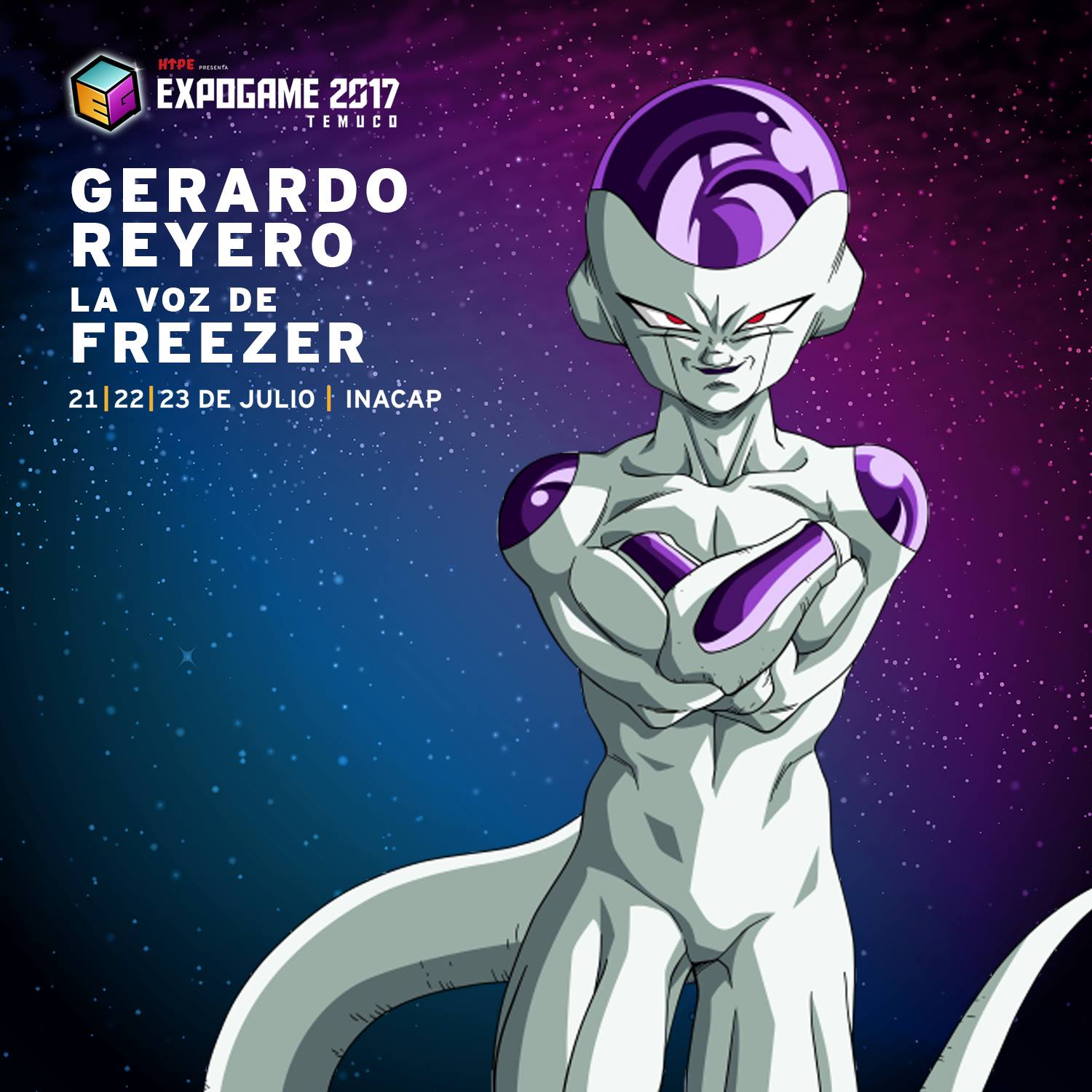 Expogame Temuco 2017 anuncia la visita de la voz de Freezer y Han Solo