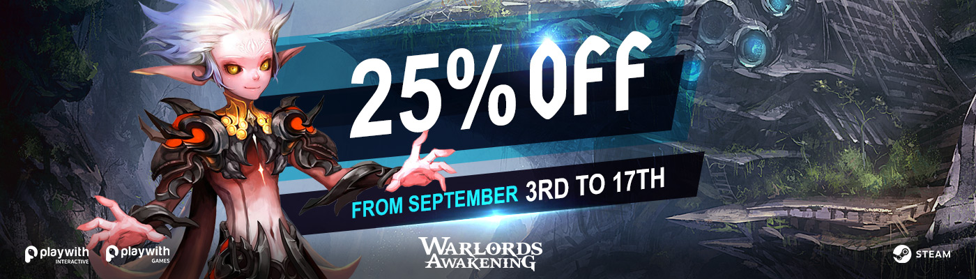 Warlords Awakening ofrece un descuento especial por pocos días