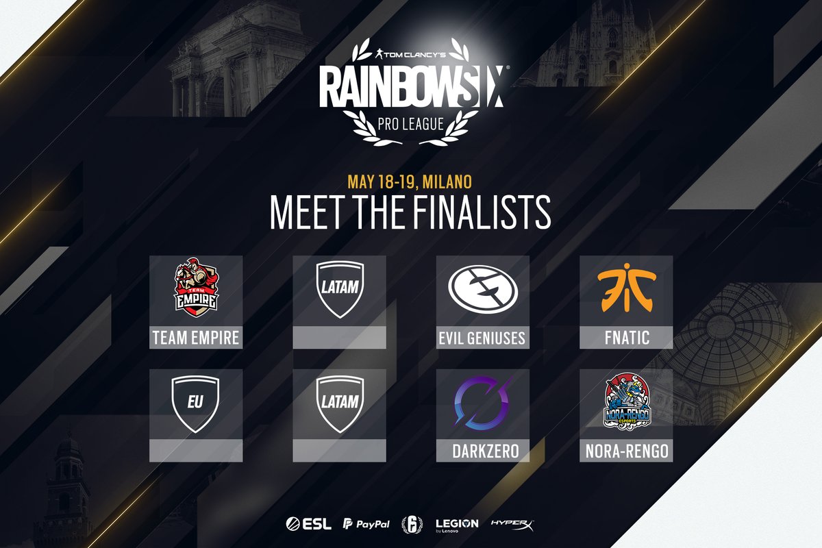 México tendrá representante en las finales de la Pro-League de Rainbow Six Siege en Milán