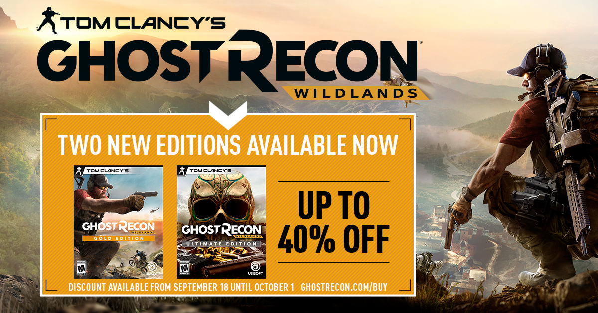 Disfruta del fin de semana gratuito de Tom Clancy’s Ghost Recon Wildlands