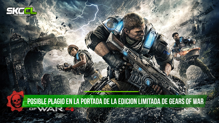 Posible plagio en la portada de la edición especial de Gears Of War 4