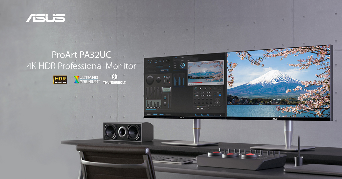Conoce los detalles del ProArt PA32UC, el monitor profesional de ASUS