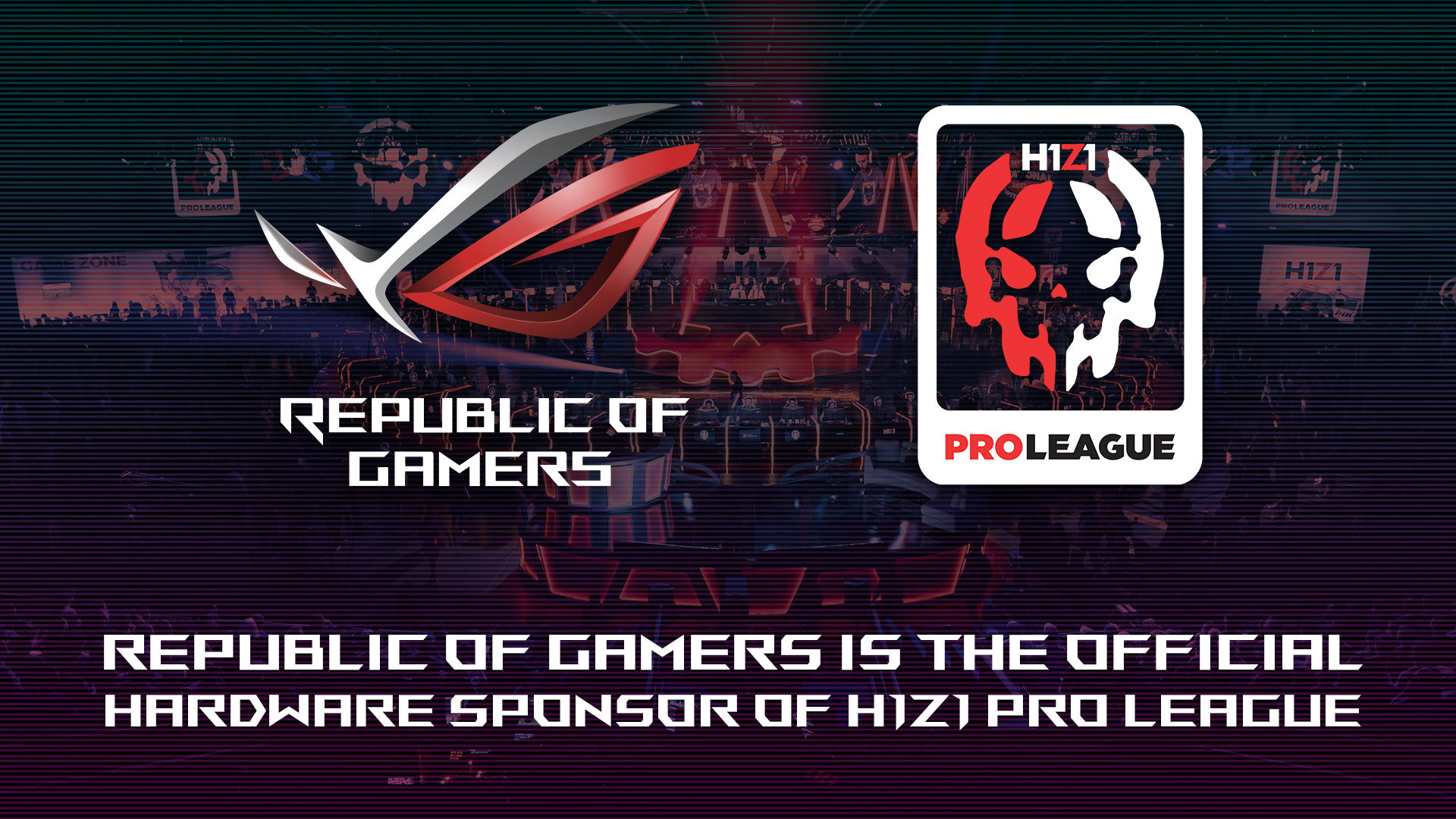 El papel que cumple ASUS Republic of Gamers en la H1Z1 Pro League