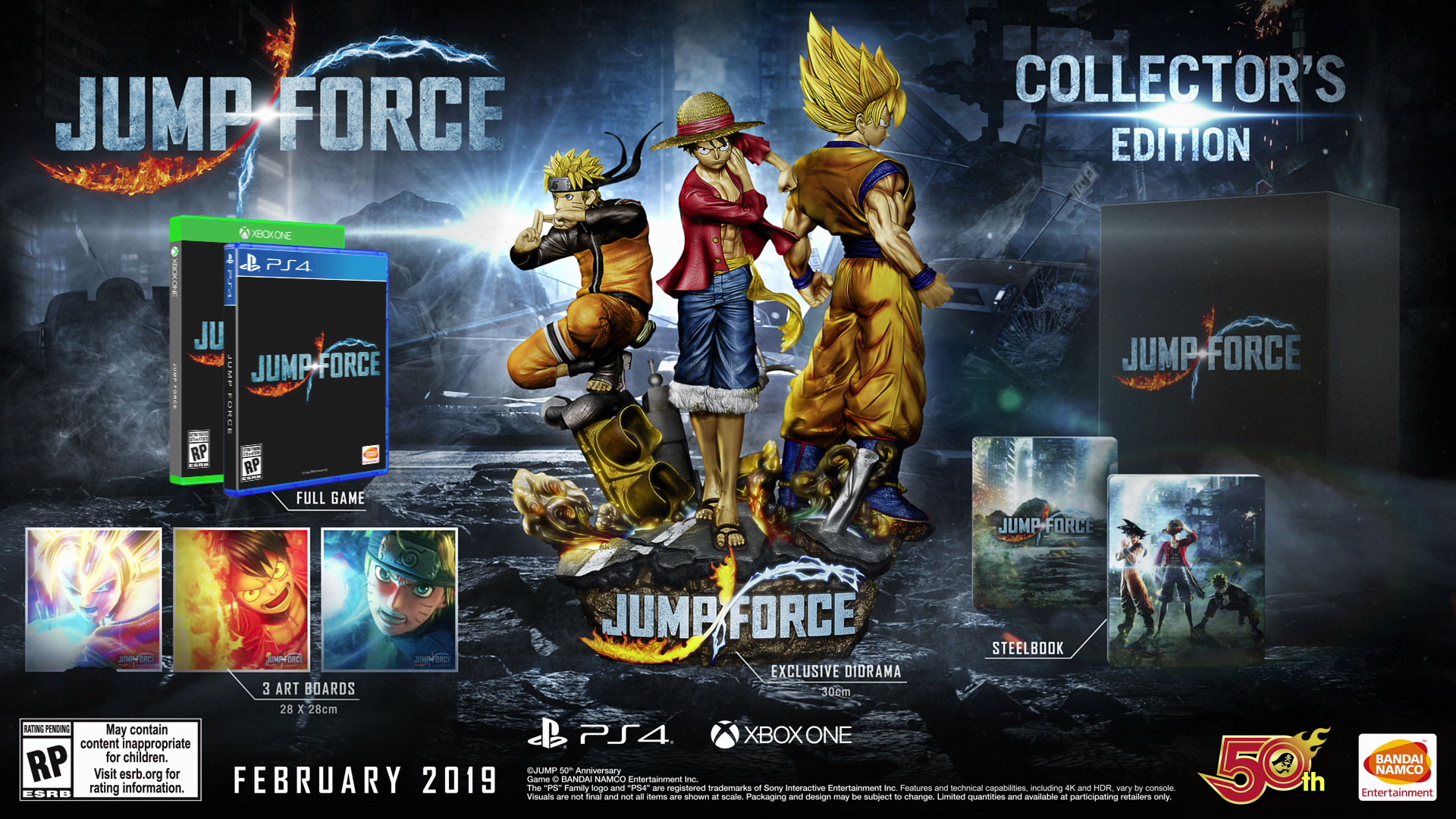 Ya puedes inscribirte para la beta cerrada de JUMP FORCE