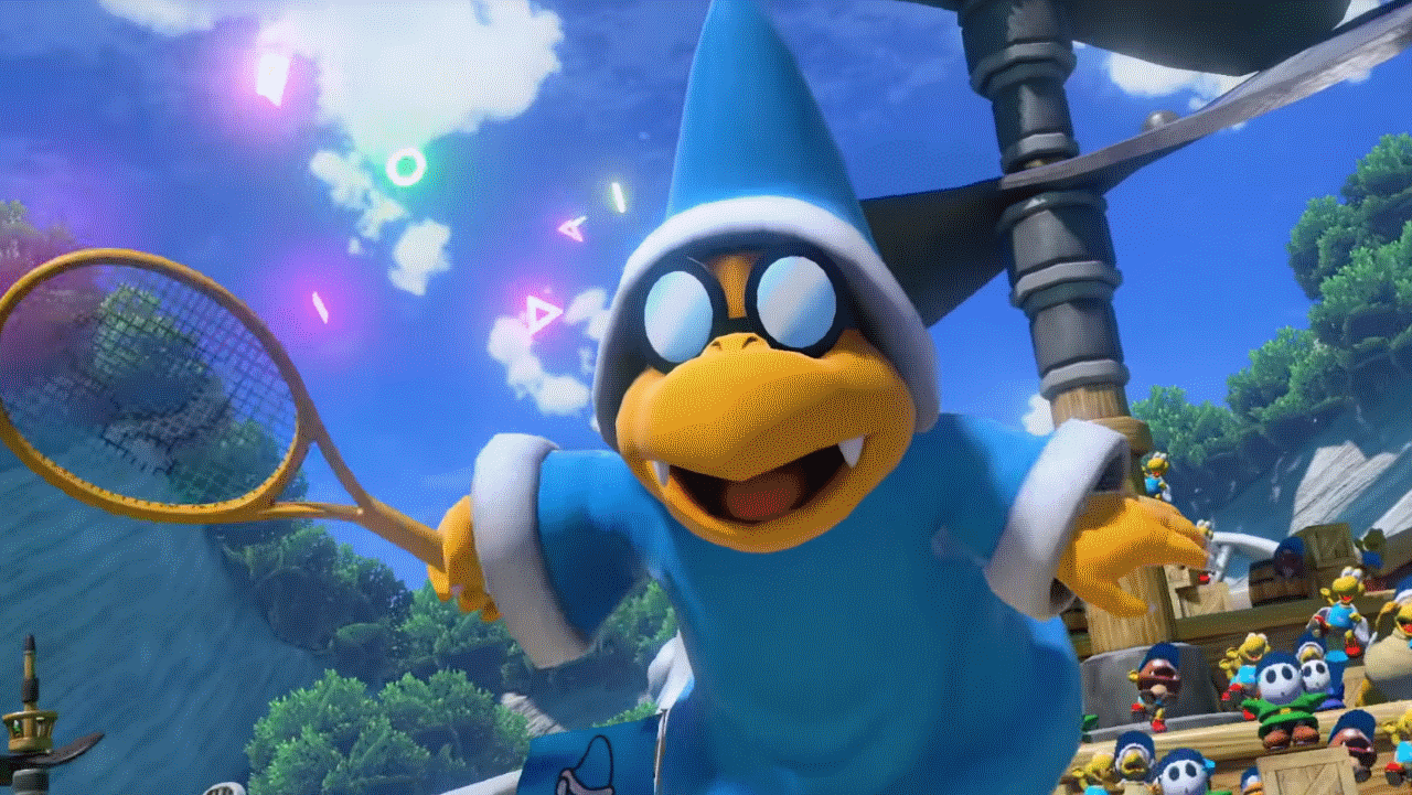 Kamek es presentado como personaje jugable en Mario Tennis Aces