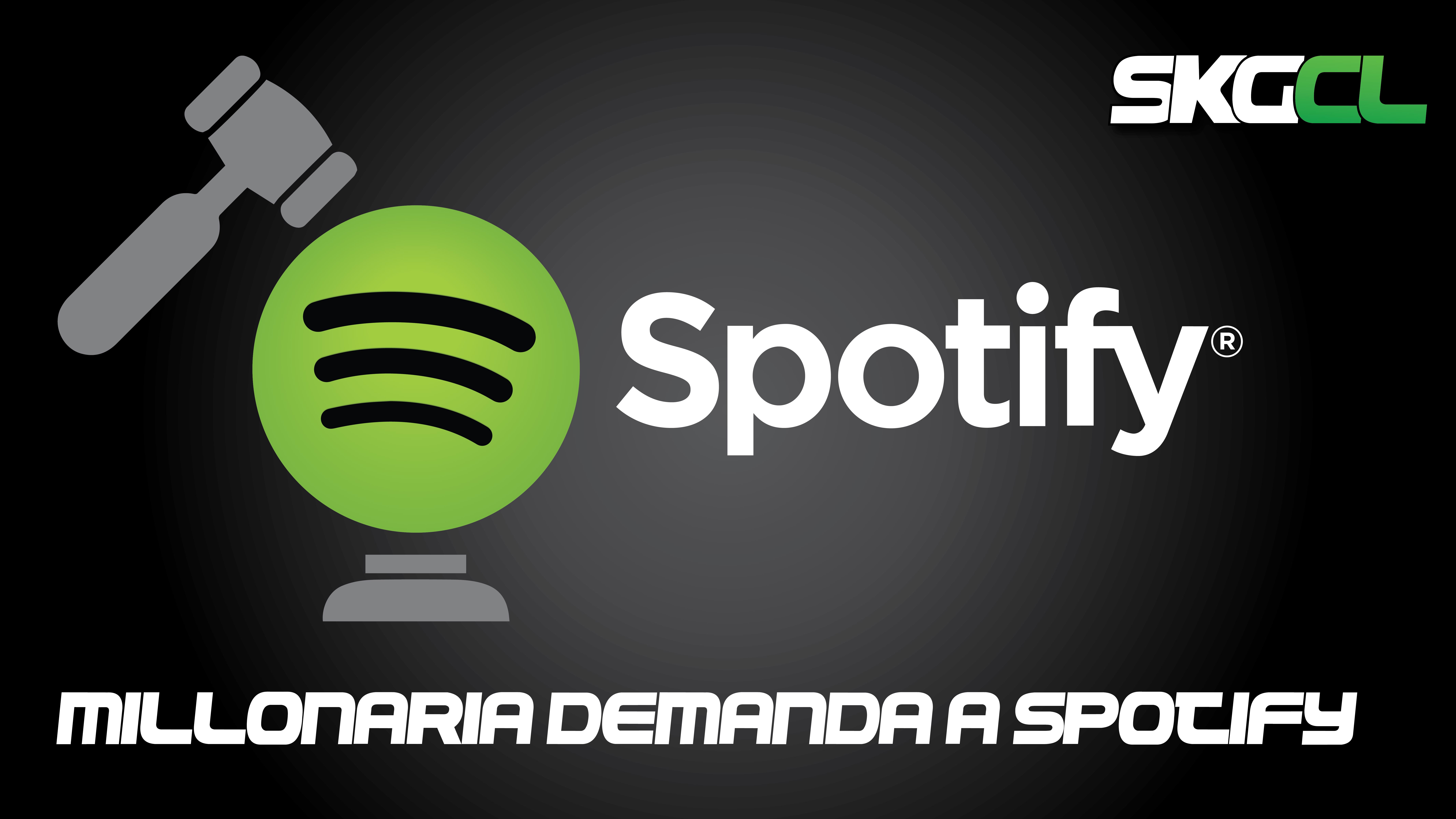 Millonaria demanda a Spotify por derechos de autor