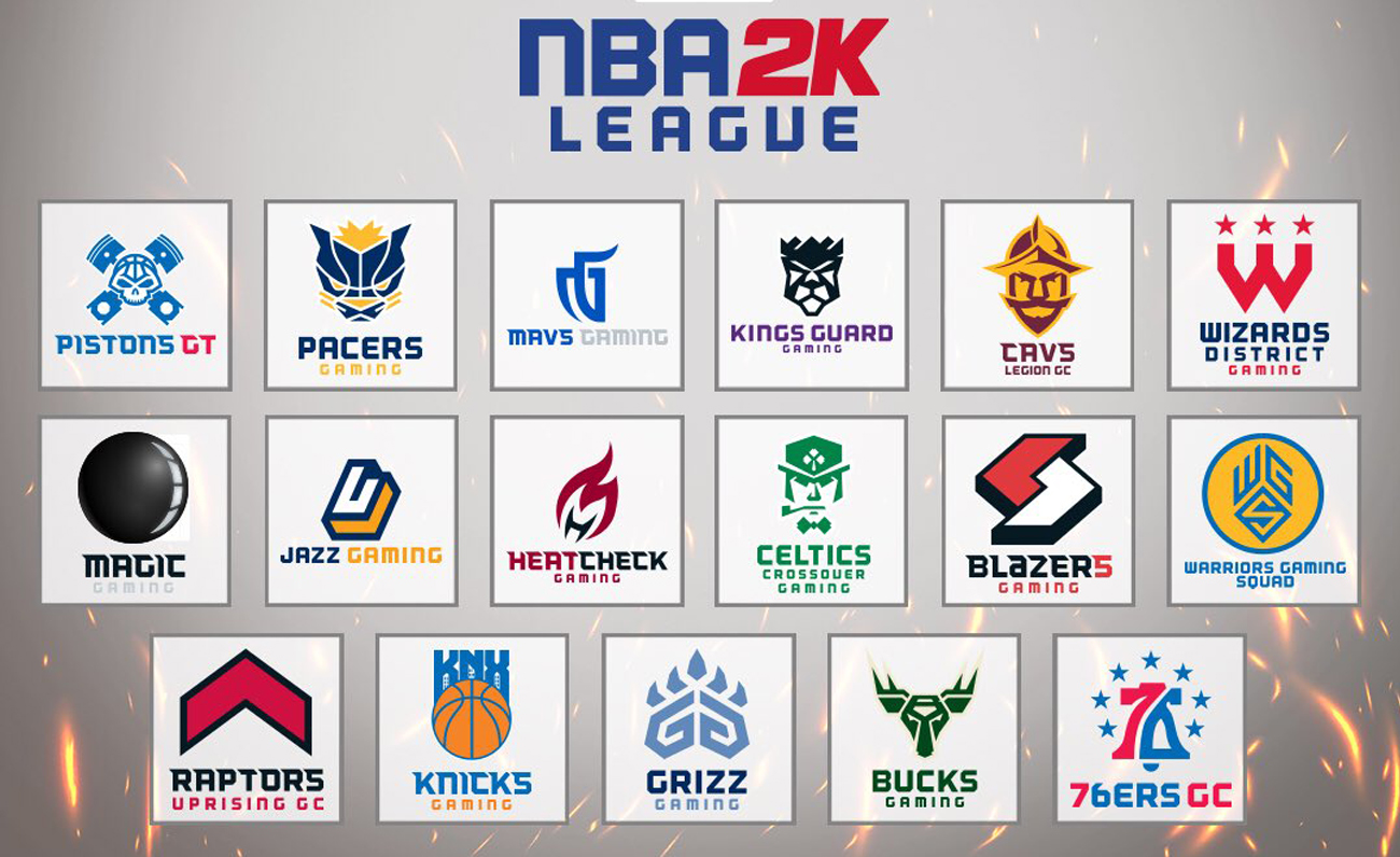 Conoce a los 17 equipos que participarán en la NBA 2K League