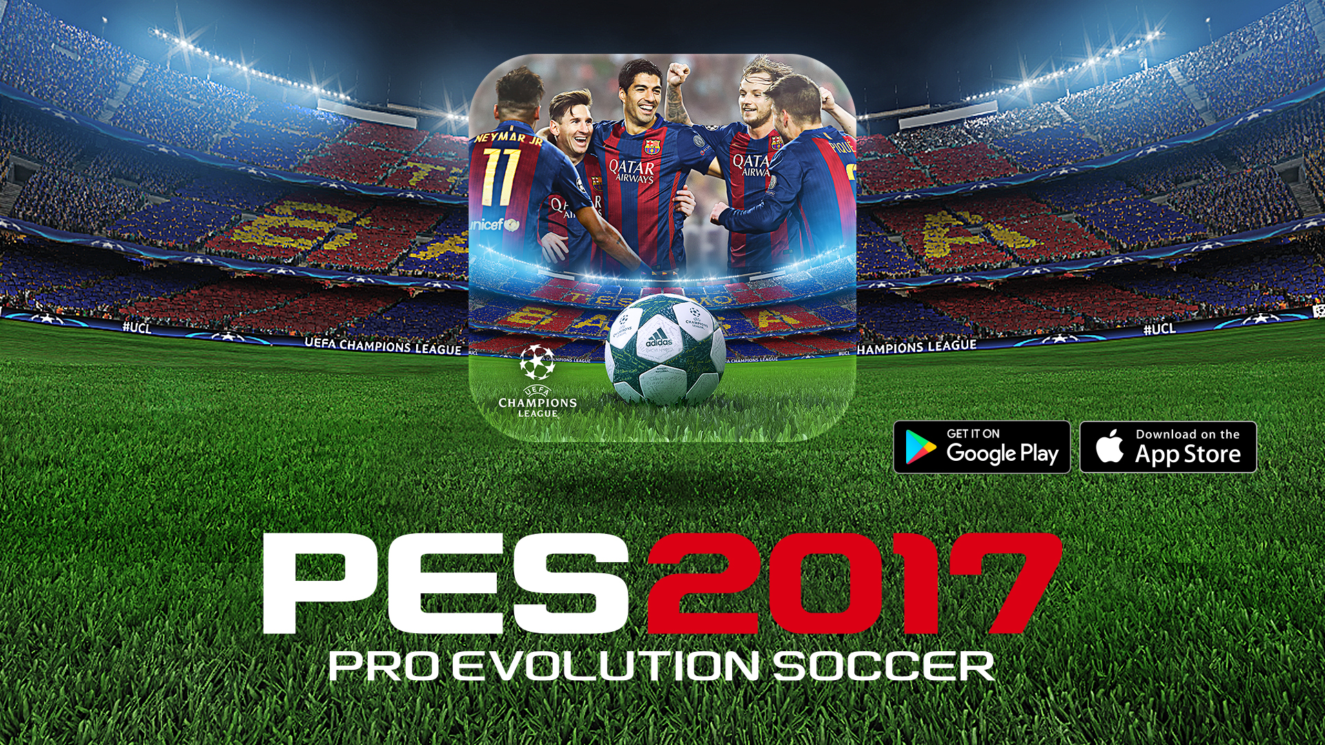El PES 2017 para dispositivos móviles debuta en todo el mundo