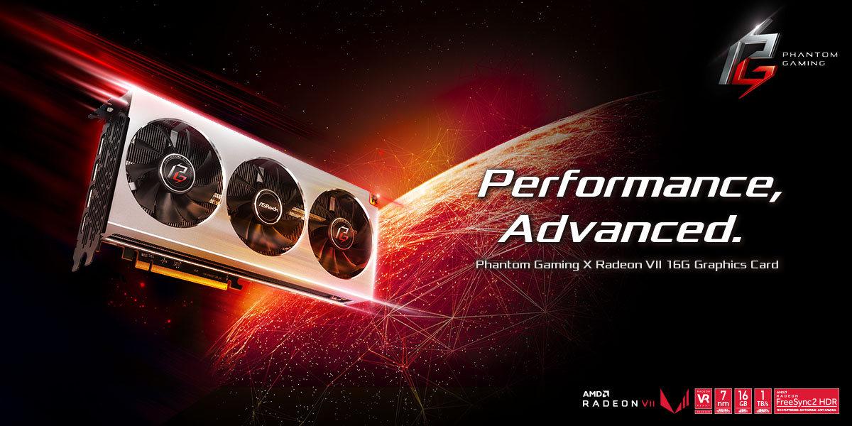 ASRock presenta su placa de video Phantom Gaming X Radeon VII 16G