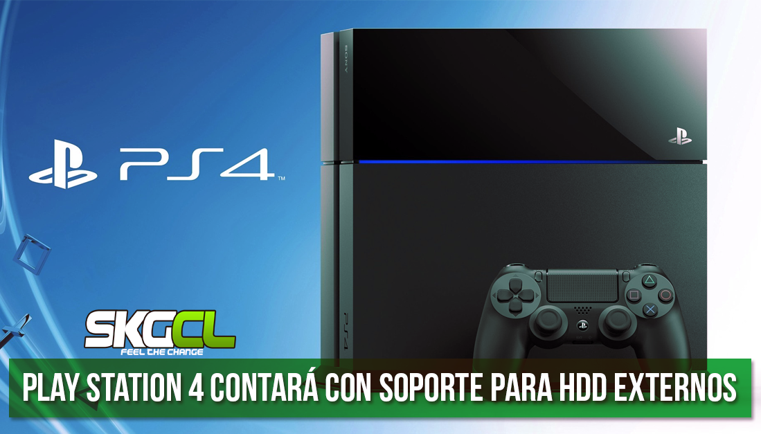 Play Station 4 contará con soporte para HDD externos