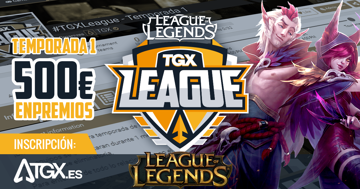 Más de 2.000€ en premios te esperan en TGX League