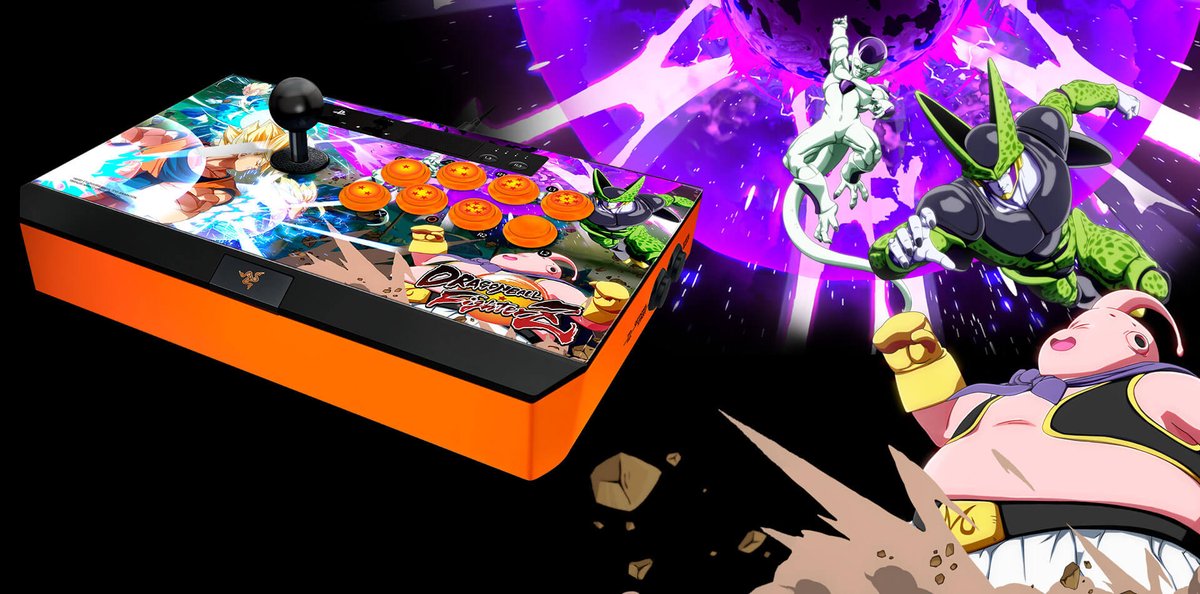 Conoce los nuevos FightSticks de Razer con motivos de DRAGON BALL FighterZ