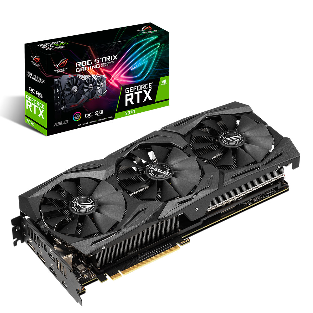 ASUS Anuncia sus tarjetas Gráficas ROG Strix, Dual, y Turbo GeForce RTX 2070