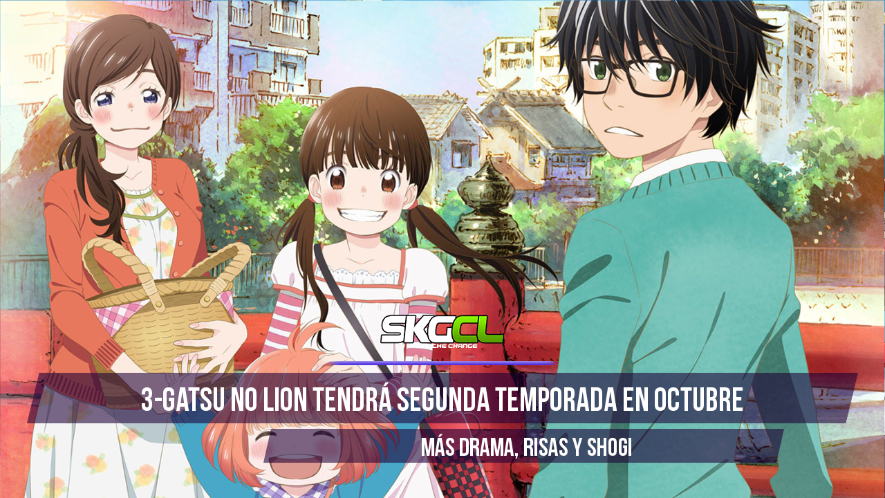 3-gatsu no Lion tendrá segunda temporada en octubre
