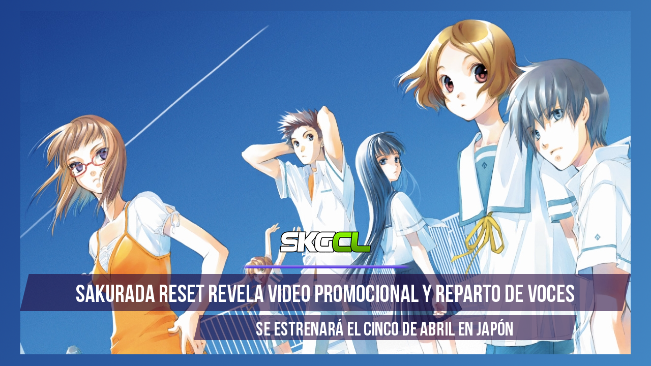 Sakurada Reset revela video promocional y reparto de voces
