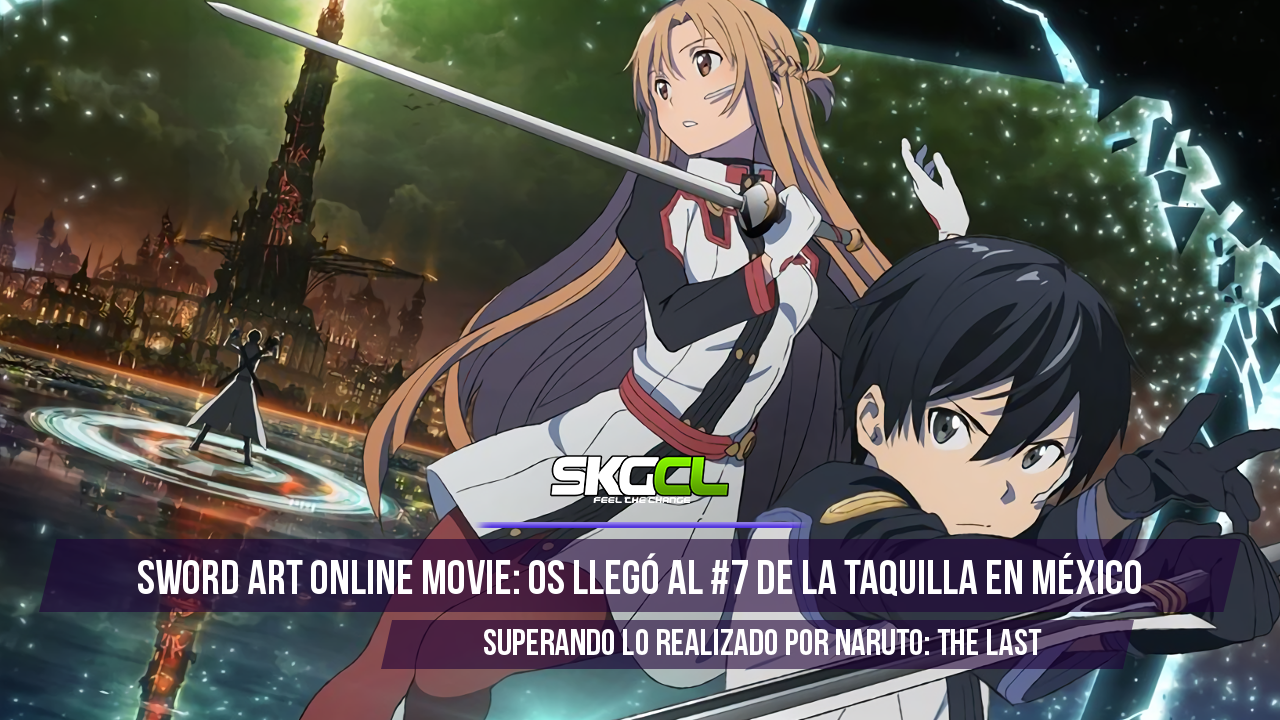 Sword Art Online Movie: Ordinal Scale llegó al #7 de la taquilla en México