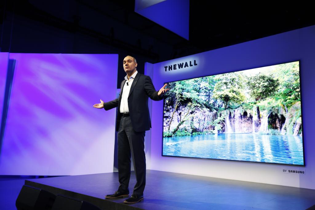 CES 2018: Samsung presentó su nuevo televisor con tecnología MicroLED