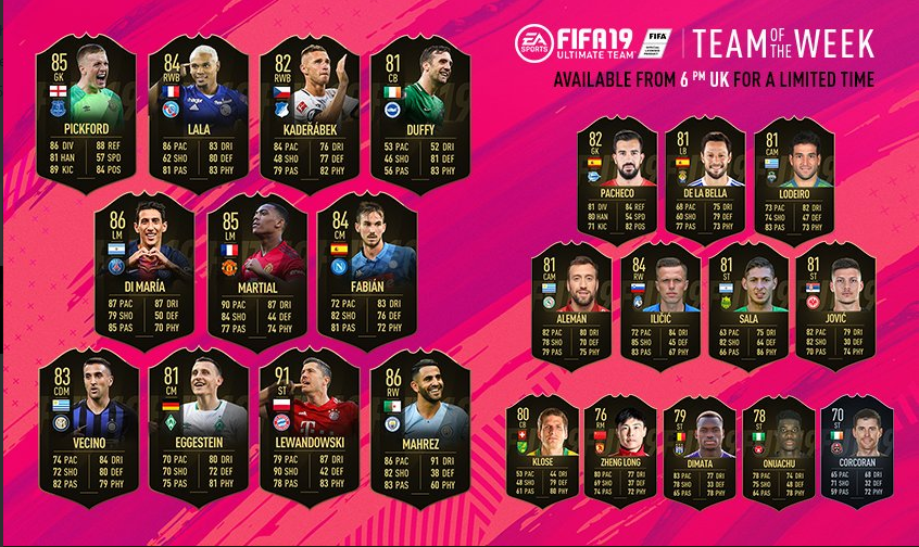 [FIFA 19] TOTW 6: ¿Con qué jugadores tradear?