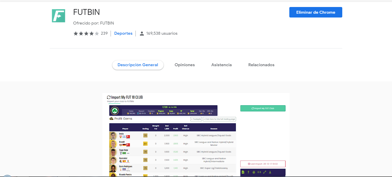 [FIFA 19] Cómo usar la herramienta «Import» de Futbin