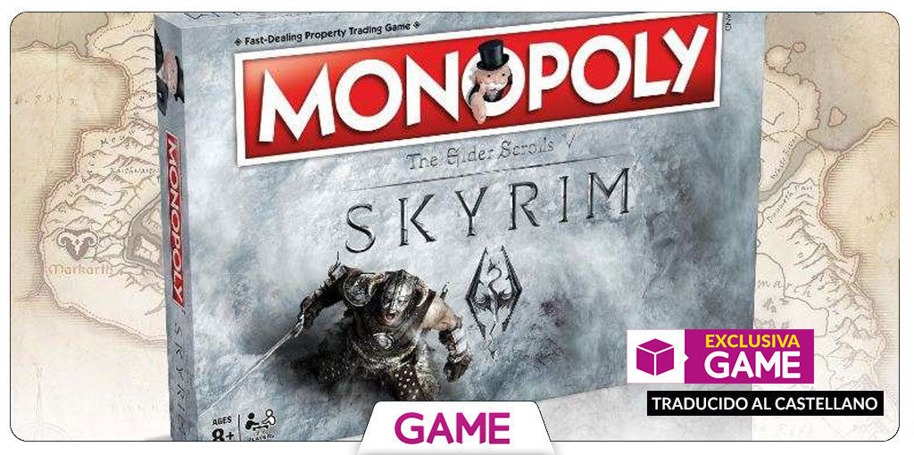 La próxima versión de Monopoly tendrá como temática a Skyrim