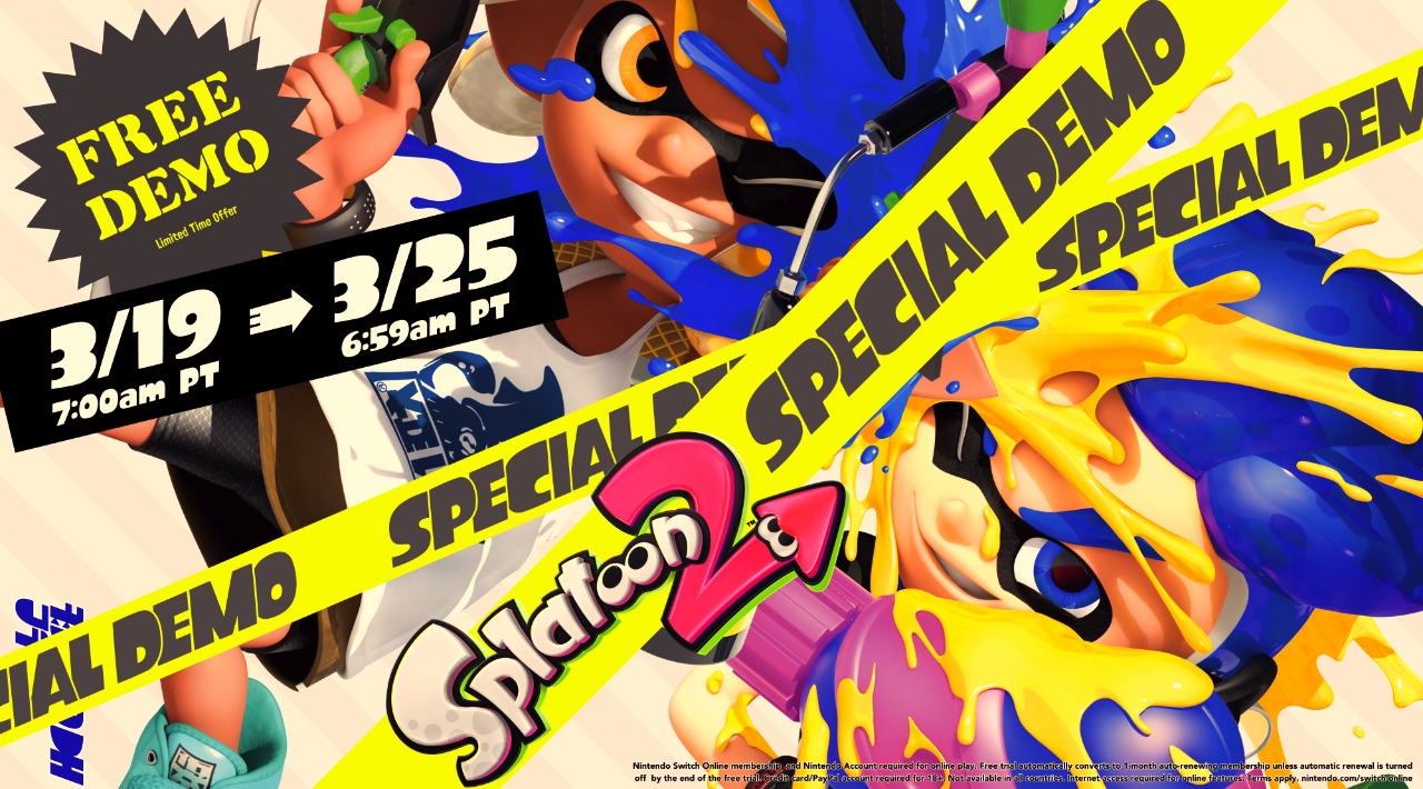 Disfruta de la demo especial de Splatoon 2 más un descuento por todo el juego
