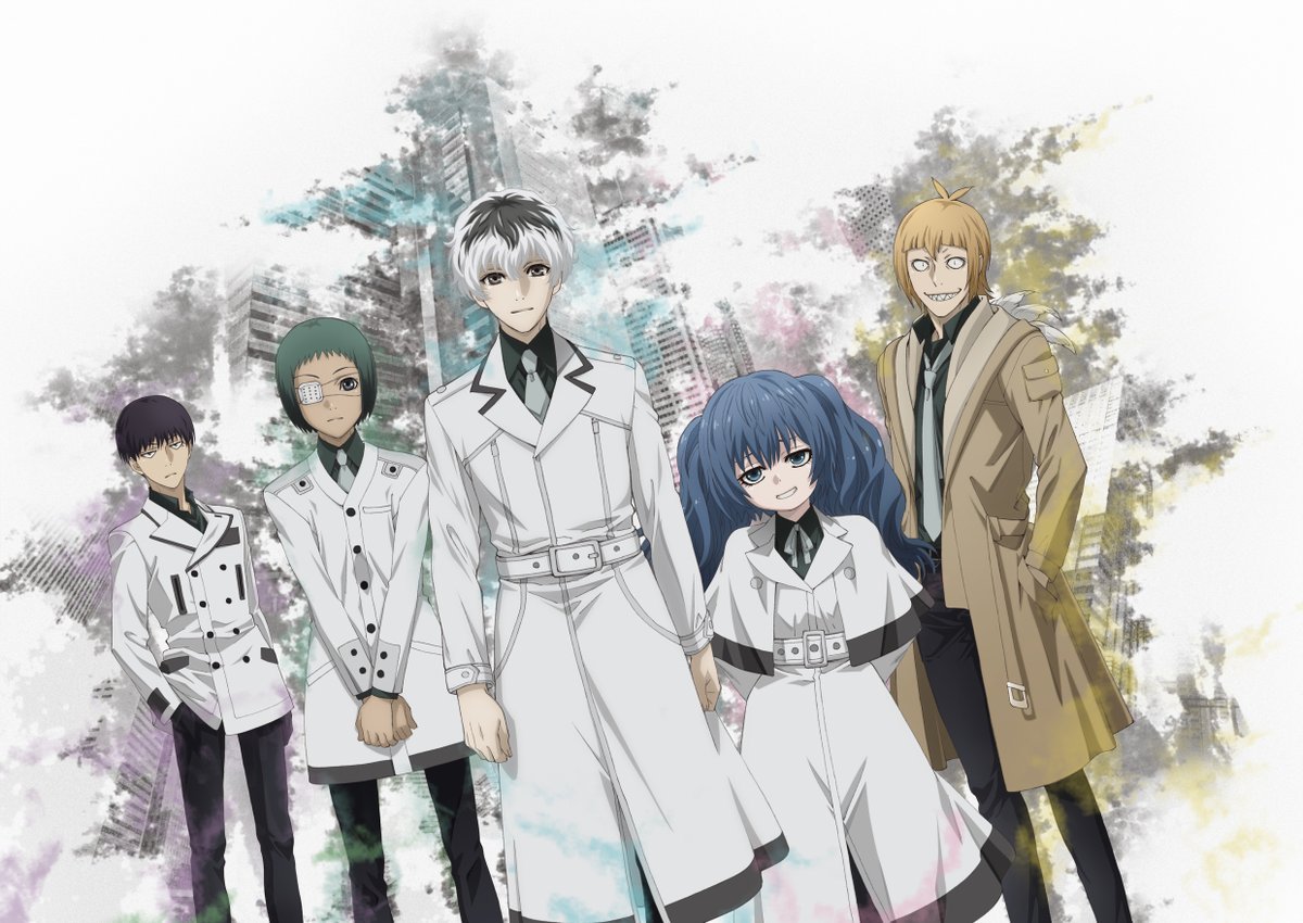 El anime Tokyo Ghoul:re revela su fecha de estreno en televisión