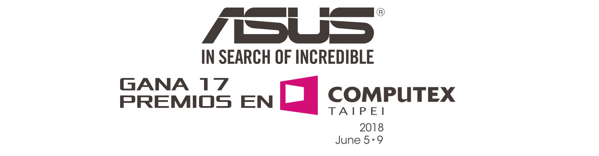 ASUS se llevó 17 galardones dentro de la Computex 2018
