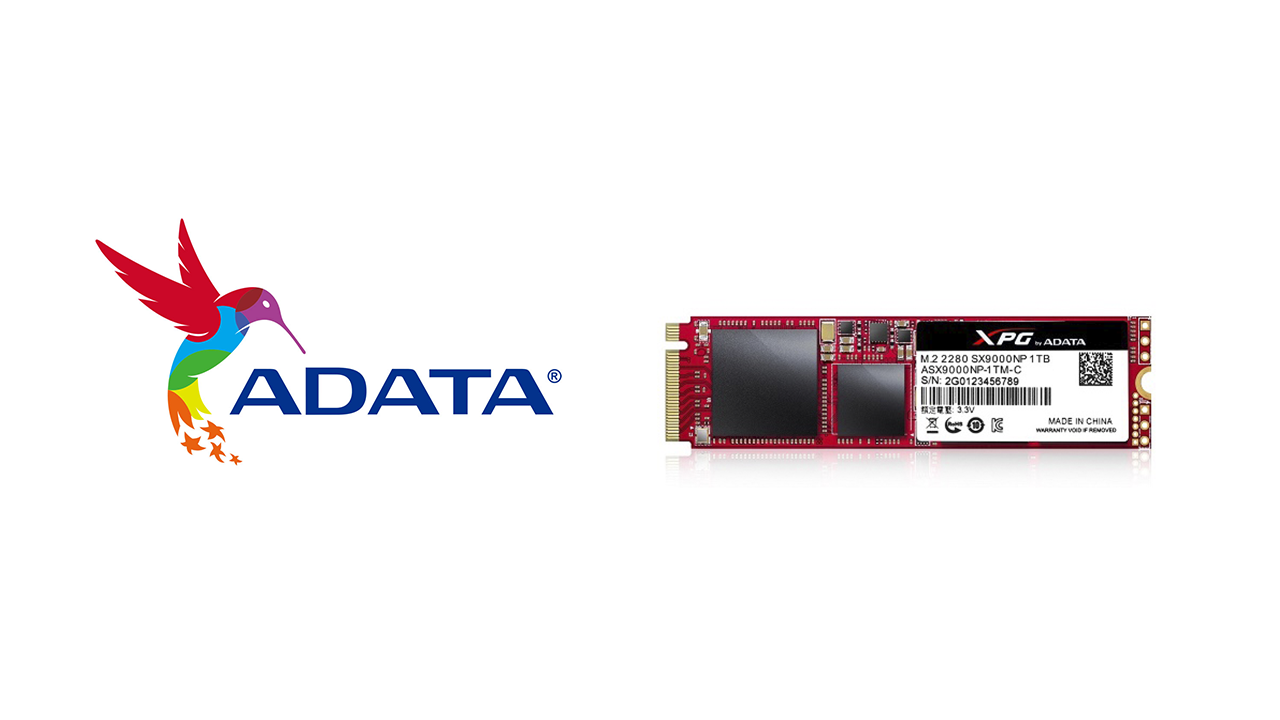 ADATA presenta SSD XPG SX9000 PCIe Gen3x4 NVMe 1.2 SSD