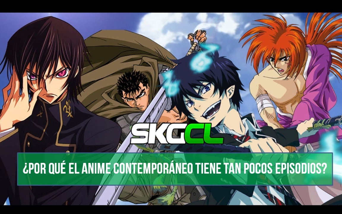 ¿Por qué el anime contemporáneo tiene tan pocos episodios?