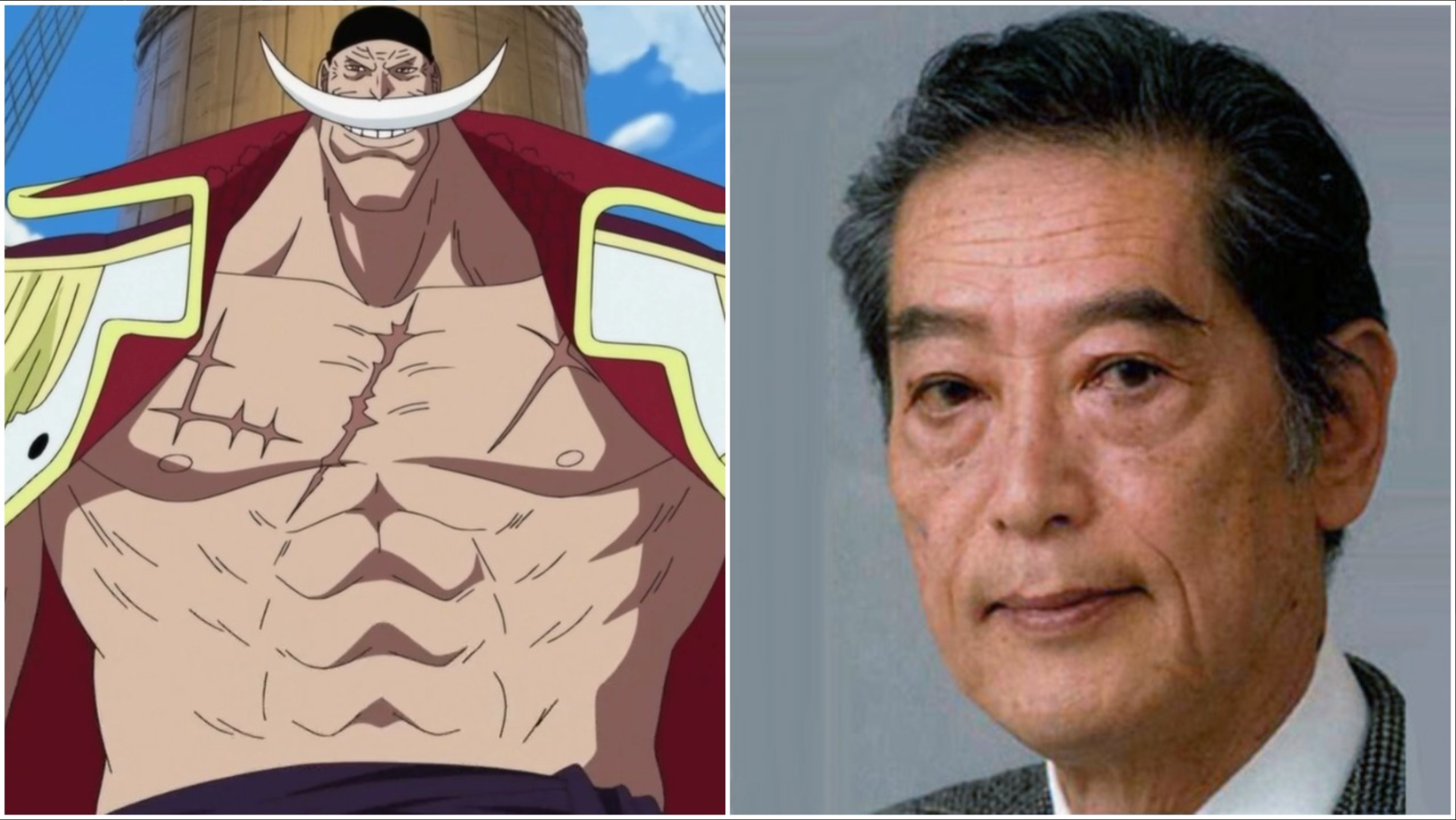 El actor de voz japonesa del personaje Barba Blanca de One Piece ha fallecido
