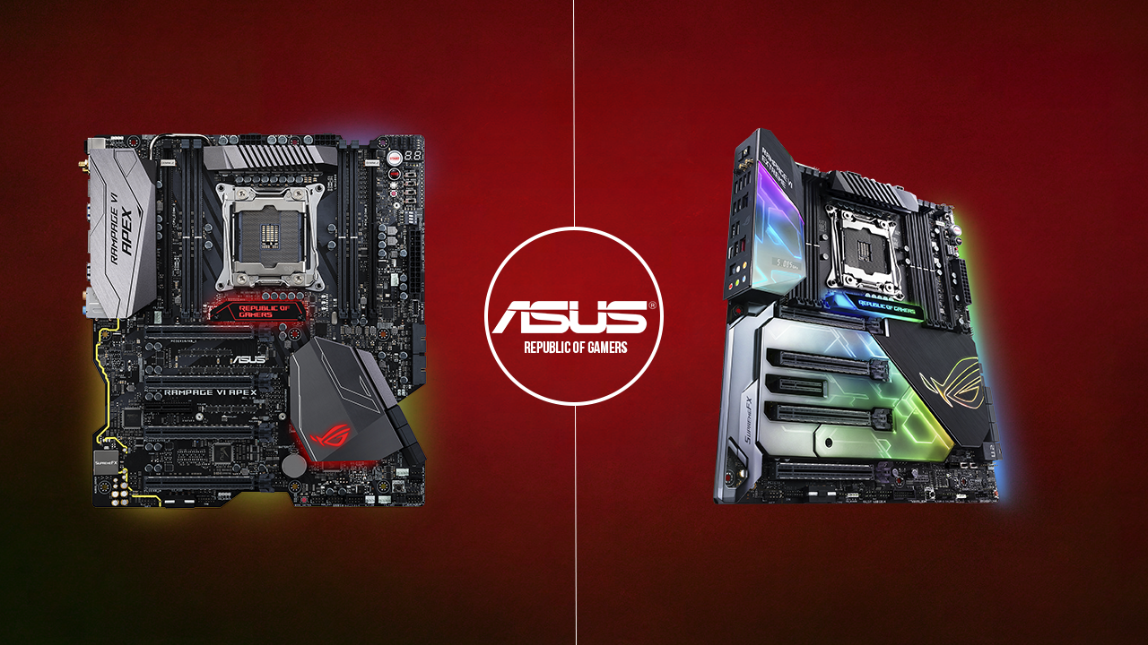 ASUS ROG Lanza la Serie Rampage VI de Placas Madres para procesadores Intel X299