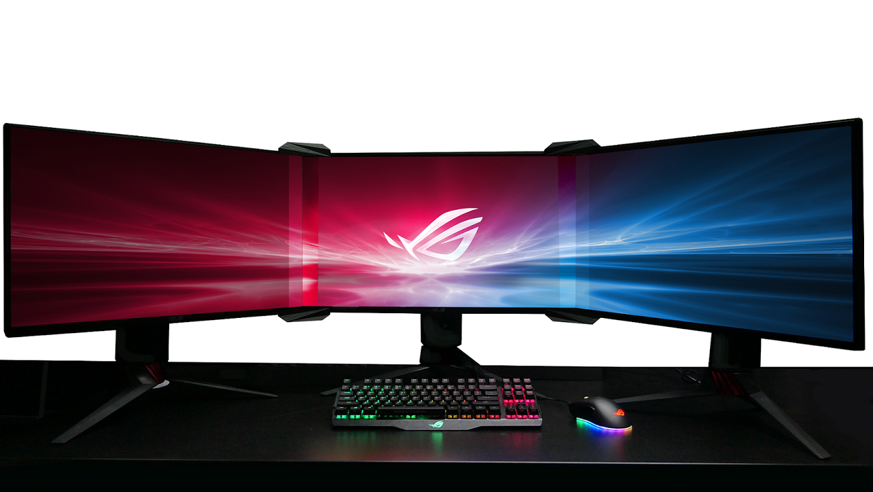 ASUS te permite lograr sublimes configuraciones multimonitor con Bezel Free