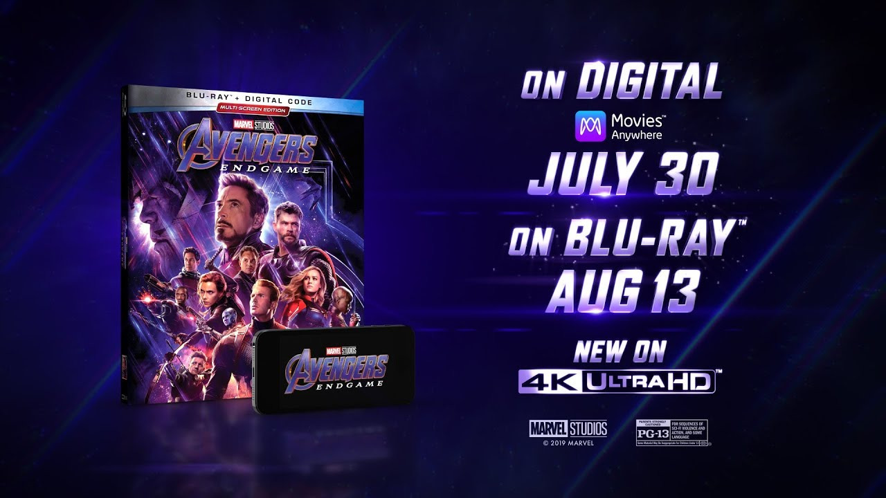 Avengers: Endgame revela su fecha de lanzamiento digital y de Blu-Ray